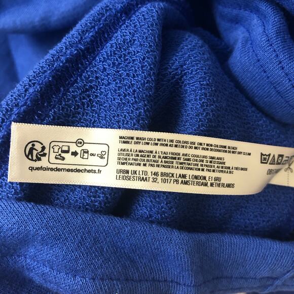 NWOT Free People Movement Warm Down Pullover in Electric Cobalt Blue Size Small - Picture 14 of 16